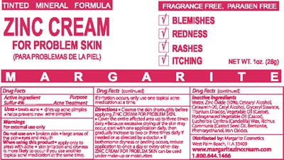 Zinc Cream Tube (2016 Final Margarite Art Tube Revised  (2) 9.16.16)